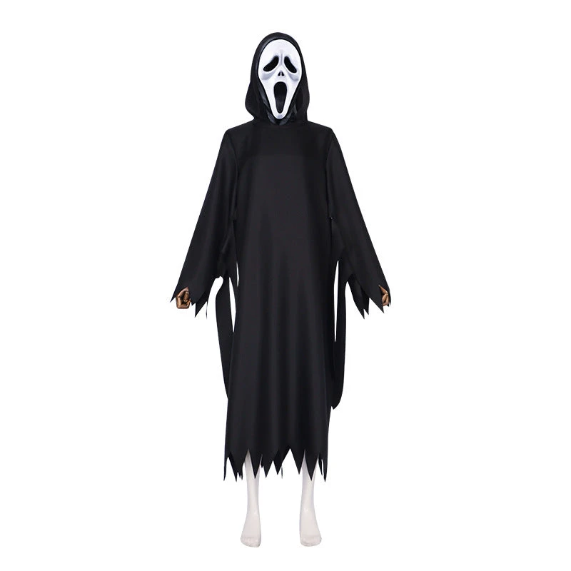 Scream 6 Costume 2023 New Scream Outfit Ghostface Robe Mask Gloves Full Set For Kids Adults Halloween Carnival 1 Scream 6 Costume 2023 New Scream Outfit Ghostface Robe Mask Gloves Full Set For Kids Adults Halloween Carnival