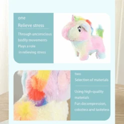 Unicorn Plush Toy Talking Wagging Nodding Educational Doll Electric Animal Interactive Animated Toy For Toddler -Sun Baby Sales Store 03