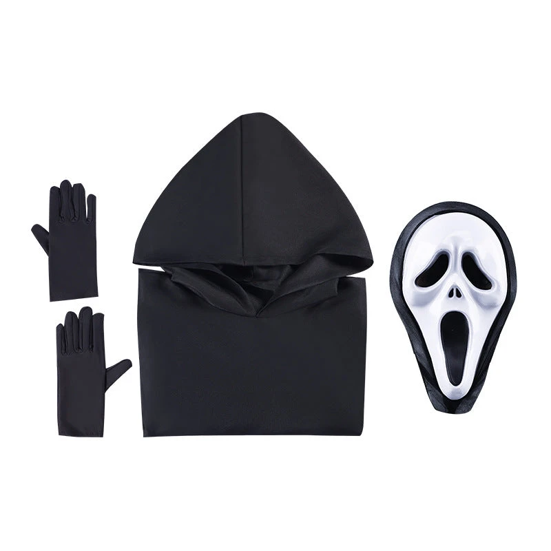 Scream 6 Costume 2023 New Scream Outfit Ghostface Robe Mask Gloves Full Set For Kids Adults Halloween Carnival 5 Scream 6 Costume 2023 New Scream Outfit Ghostface Robe Mask Gloves Full Set For Kids Adults Halloween Carnival - Image 5
