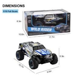 1/10 Kids Remote Control Car 12KM/H RC Off-Road Drift Car 2.4GHz Monster Truck -Sun Baby Sales Store 1 10 Large Remote Control Car 2