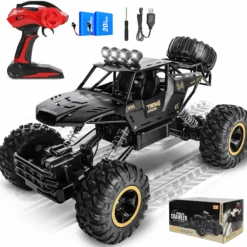 1/12 Large RC Monster Truck 2.4G 4WD Metal Remote Control Car Kids RC Toys -Sun Baby Sales Store 1 12 kids Remote Control Truck 3