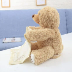 Adorable Peek-A-Boo Teddy Bear Animated Stuffed Animal Toys For Toddler -Sun Baby Sales Store 10620921793 1119184882