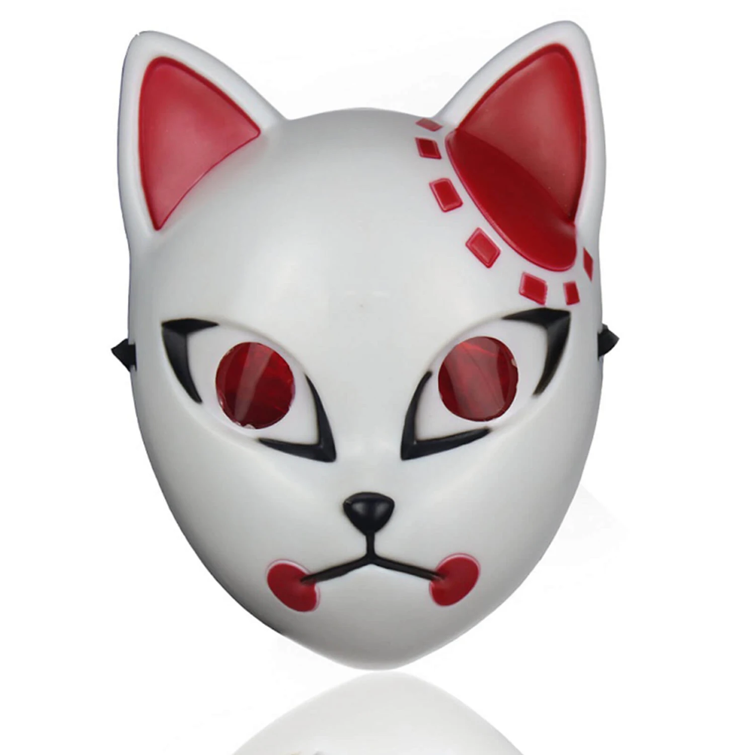 Tanjiro Sabito Mokomo Demon LED Mask Fashion Cosplay Mask Halloween Party Props 6 Tanjiro Sabito Mokomo Demon LED Mask Fashion Cosplay Mask Halloween Party Props - Image 6