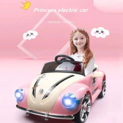 12V Kids Electric Car Pink Princess Ride-On Car W/ 2.4G Remote Battery Power Truck