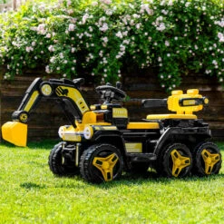 12V Kids Electric Excavator Four Drive Ride On Car Two Seats Excavator With Music Light 16 12V Kids Electric Excavator Four Drive Ride On Car Two Seats Excavator With Music Light -Sun Baby Sales Store 12V Kids Electric Excavator 5