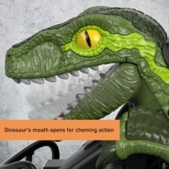 12V Kids Ride On Dinosaur Car Parent-controlled Electric Ride-on ATV Green Dino Toy -Sun Baby Sales Store 12V Kids Ride on Dinosaur ATV