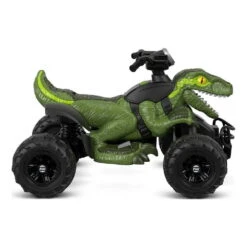 12V Kids Ride On Dinosaur Car Parent-controlled Electric Ride-on ATV Green Dino Toy -Sun Baby Sales Store 12V Kids Ride on Dinosaur ATV 2