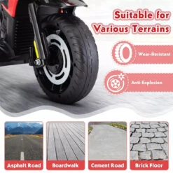 12V Off-road Motorcycle Electric Motor Toy Bike With Training Wheels For Kids -Sun Baby Sales Store 12v off road motorcycle 1