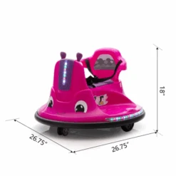 12V Kids Electric Bumper Car Remote Control Snail-Shaped Car Ride On Car With LED Lights Music 13 12V Kids Electric Bumper Car Remote Control Snail-Shaped Car Ride On Car With LED Lights Music -Sun Baby Sales Store 12v snail shaped kids electric bumper car with remote control ride on car with led lights music 360 1
