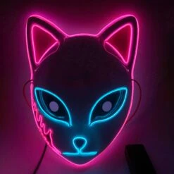 Tanjiro Sabito Mokomo Demon LED Mask Fashion Cosplay Mask Halloween Party Props 26 Tanjiro Sabito Mokomo Demon LED Mask Fashion Cosplay Mask Halloween Party Props -Sun Baby Sales Store 14 9b151785 8b95 4200 a059 3f3700bb6522