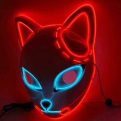 Tanjiro Sabito Mokomo Demon LED Mask Fashion Cosplay Mask Halloween Party Props 27 Tanjiro Sabito Mokomo Demon LED Mask Fashion Cosplay Mask Halloween Party Props -Sun Baby Sales Store 15 ccb89585 7219 4ac0 8e45 9c360bd576e4