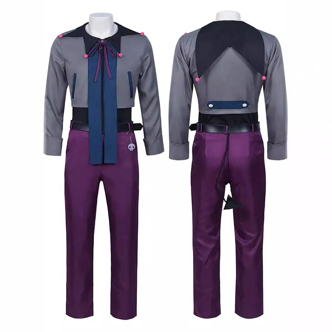 Men Rin Itoshi Outfit Shadow Striker Rin Costume With Tail For Cosplay 2 Men Rin Itoshi Outfit Shadow Striker Rin Costume With Tail For Cosplay - Image 2