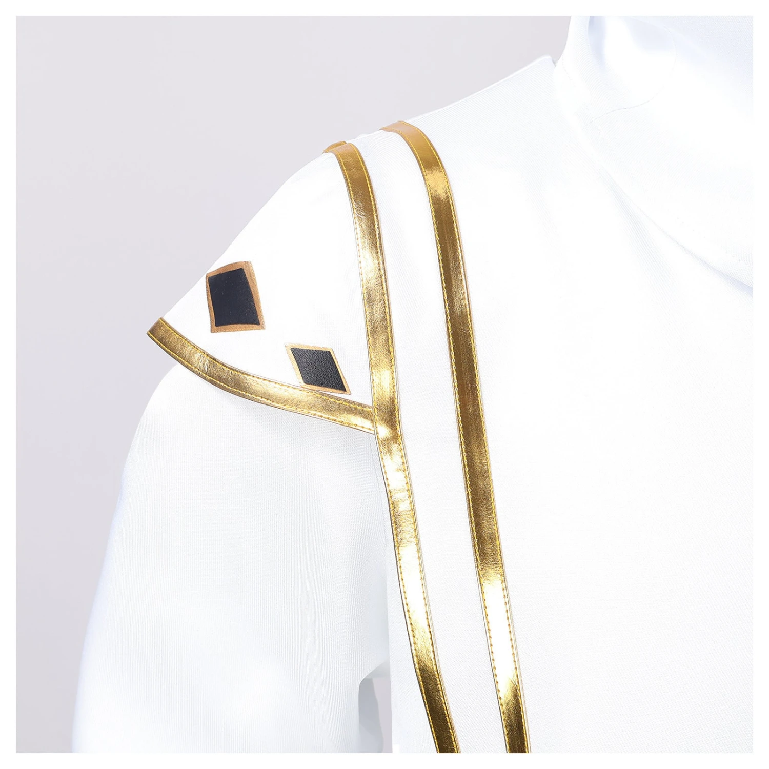 Adult White Dino Ranger Costume MMPR Tommy Oliver Ninja Cosplay Uniform 7 Adult White Dino Ranger Costume MMPR Tommy Oliver Ninja Cosplay Uniform - Image 7