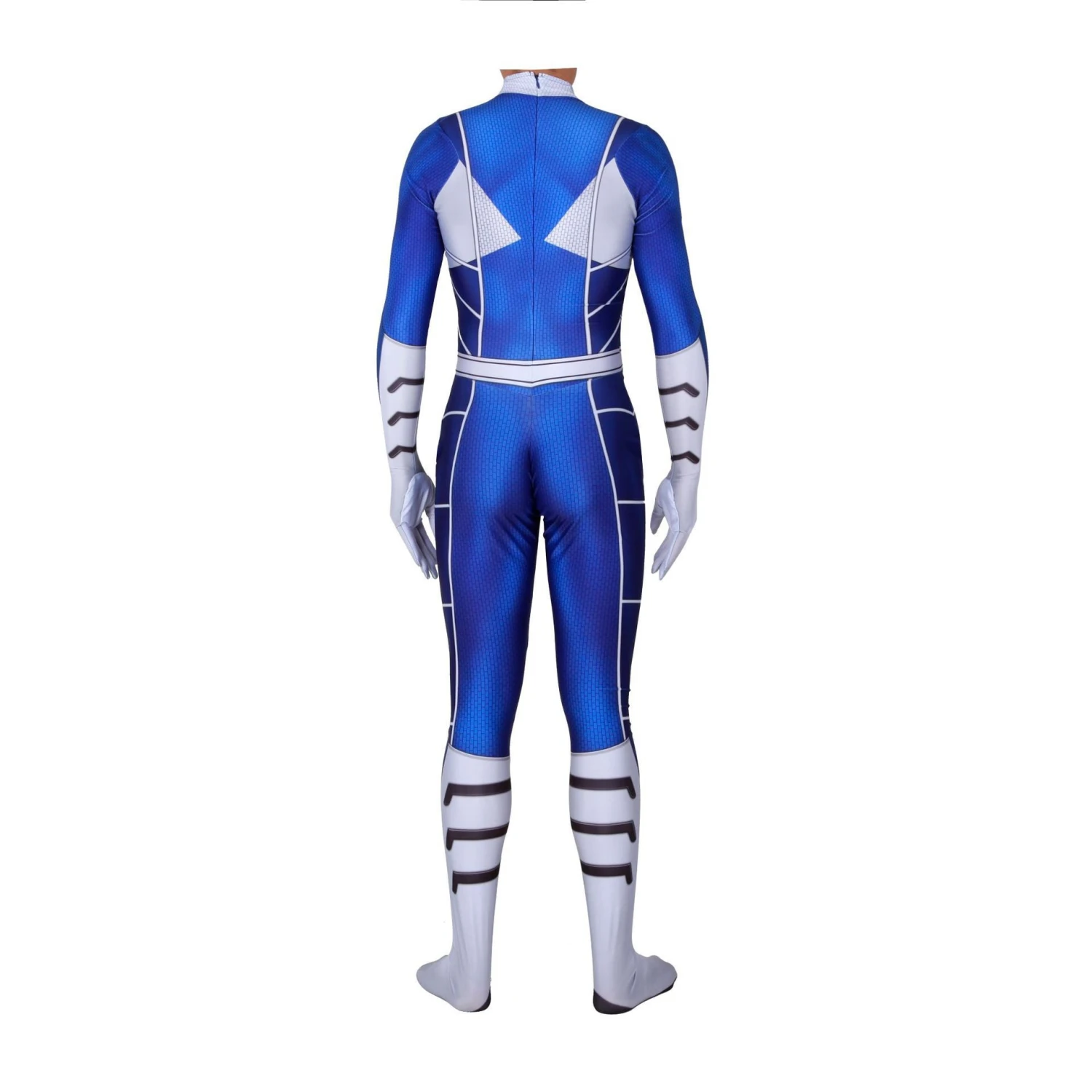 Adult Dino Ranger Outfit Unisex Blue Hero Costume For Halloween Cosplay 11 Adult Dino Ranger Outfit Unisex Blue Hero Costume For Halloween Cosplay - Image 11