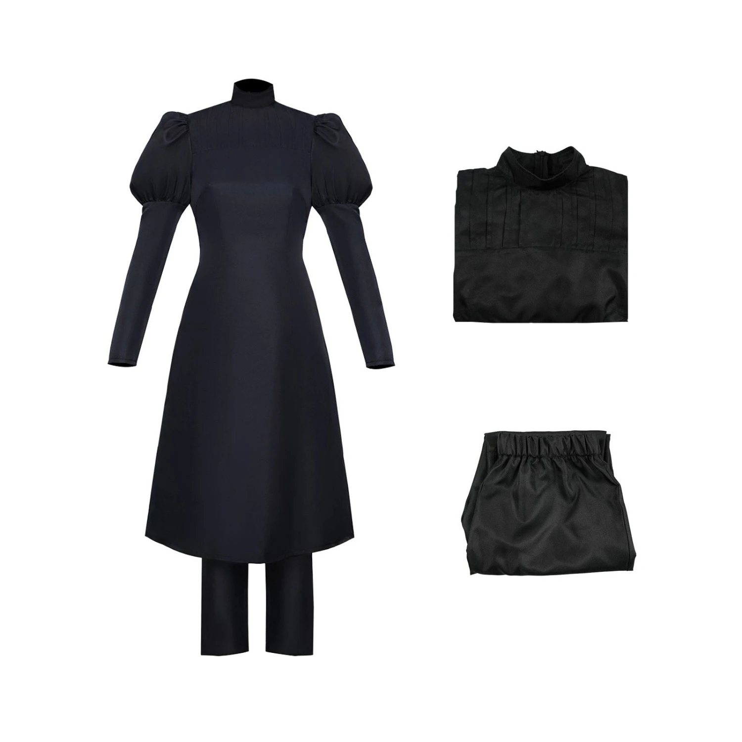 Female Meimei Costume JJK Black Long Sleeve Dress And Pants Cosplay Suit 6 Female Meimei Costume JJK Black Long Sleeve Dress And Pants Cosplay Suit - Image 6