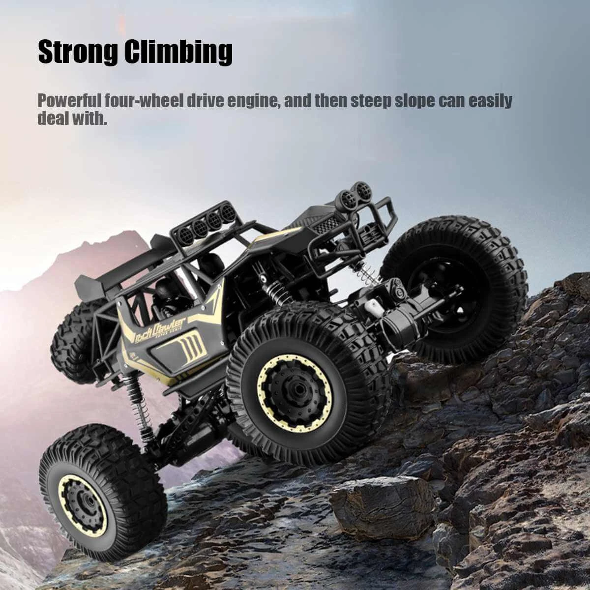 1/8 Large RC Car 4WD Remote Control Monster Truck Rock Crawler Climbing Buggy 8 1/8 Large RC Car 4WD Remote Control Monster Truck Rock Crawler Climbing Buggy - Image 8