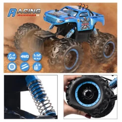 1/12 RC Monster Truck 4WD Remote Control Truck Off Road Rock Crawlers All Terrain Climbing Car -Sun Baby Sales Store 1 12 RC Truck 3