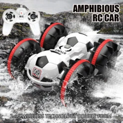 Amphibious RC Car Football 4WD Stunt Remote Control Car 100% Waterproof Toys For Kids 25 Amphibious RC Car Football 4WD Stunt Remote Control Car 100% Waterproof Toys For Kids -Sun Baby Sales Store 1 2 4492ff64 0c6b 4595 be7b 8caca743089b