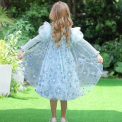 Little Girls Winter Princess Dress Elsa Snowflake Fluffy Sweater Dresses 1-10 Years -Sun Baby Sales Store 1 3 bb3bed00 f592 45fa 87bb de35d72a3b40
