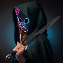 Tanjiro Sabito Mokomo Demon LED Mask Fashion Cosplay Mask Halloween Party Props 31 Tanjiro Sabito Mokomo Demon LED Mask Fashion Cosplay Mask Halloween Party Props -Sun Baby Sales Store 1 9c089060 a29f 4b89 88ba 4bdce0b91436