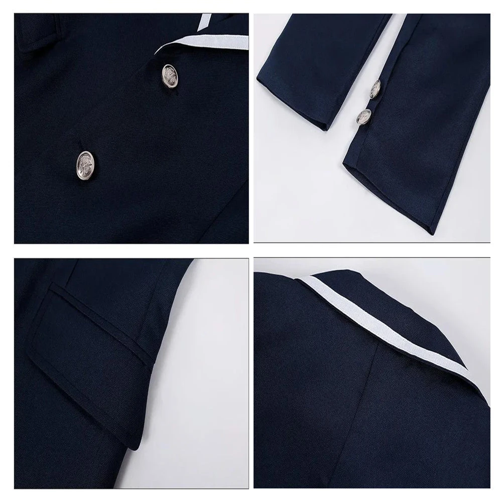 Mens Isagi School Uniform Blue Cosplay Costume Isagi Yoichi Halloween Carnival Outfit 4 Mens Isagi School Uniform Blue Cosplay Costume Isagi Yoichi Halloween Carnival Outfit - Image 4