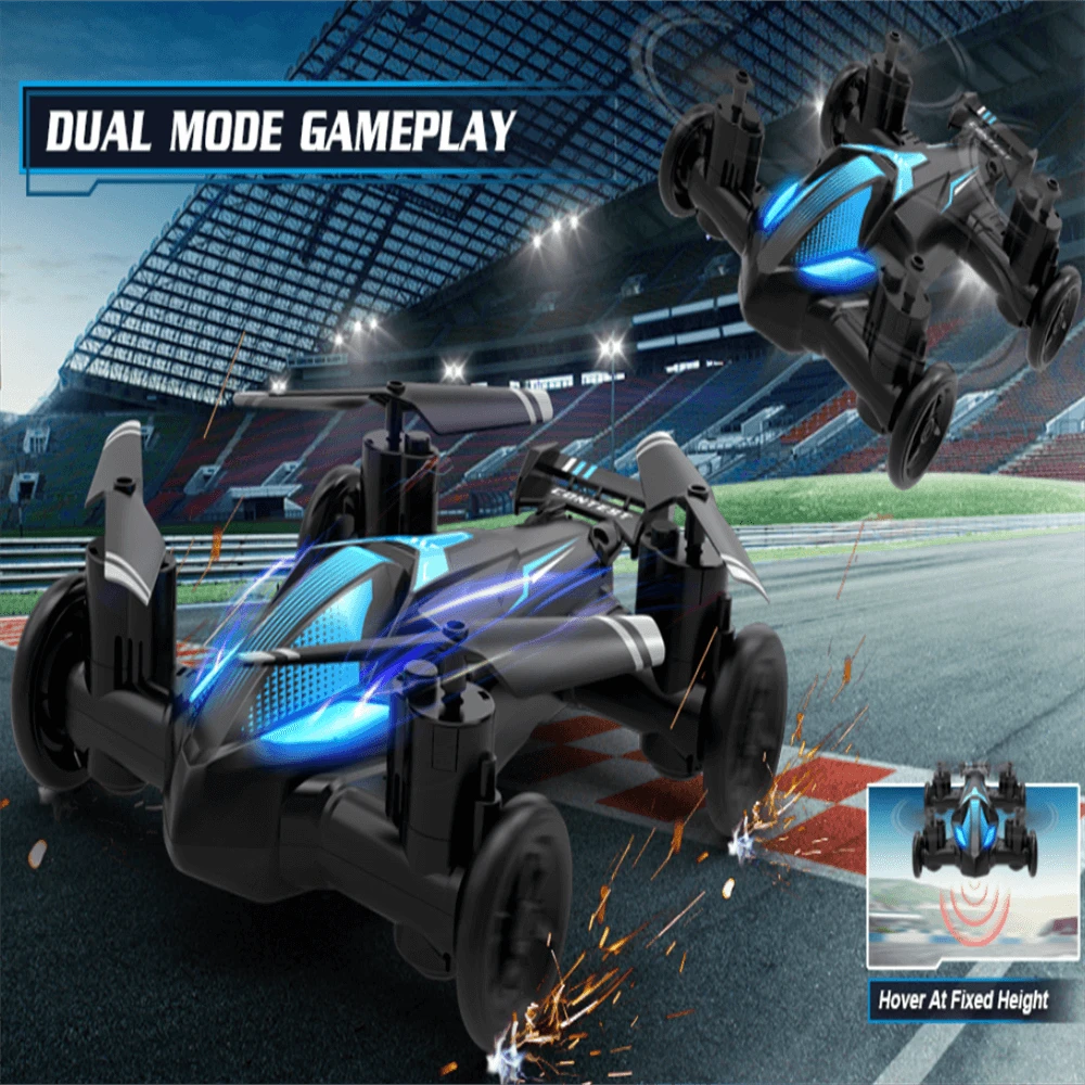 2in1 RC Drone Flying Cars Remote Control Quadcopter Stunt Land-Air Car With Speed Adjustment 1 2in1 RC Drone Flying Cars Remote Control Quadcopter Stunt Land-Air Car With Speed Adjustment