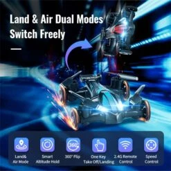 2in1 RC Drone Flying Cars Remote Control Quadcopter Stunt Land-Air Car With Speed Adjustment 19 2in1 RC Drone Flying Cars Remote Control Quadcopter Stunt Land-Air Car With Speed Adjustment -Sun Baby Sales Store 2 in 1 rc drone flying cars 3
