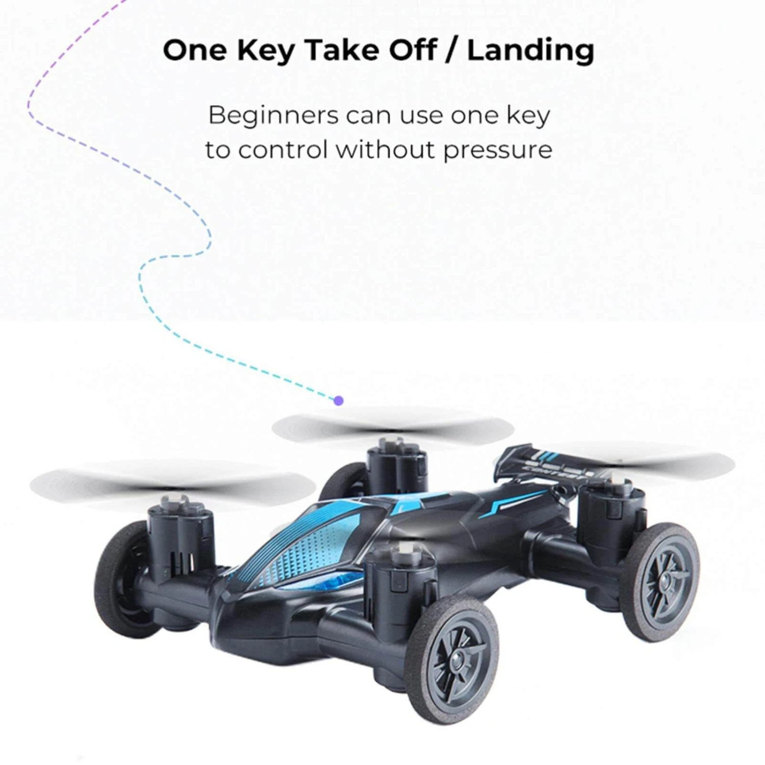 2in1 RC Drone Flying Cars Remote Control Quadcopter Stunt Land-Air Car With Speed Adjustment 7 2in1 RC Drone Flying Cars Remote Control Quadcopter Stunt Land-Air Car With Speed Adjustment - Image 7