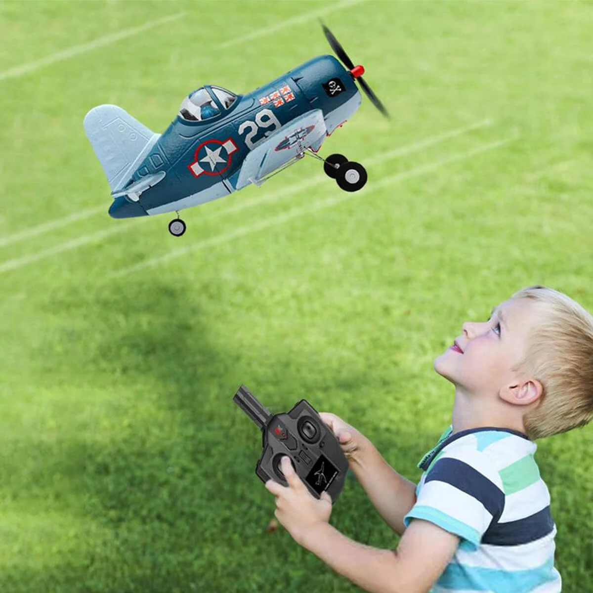 RC Airplane 2.4GHz 4CH Fighter Remote Control Planes 6G/3G Mode RC Plane 1 RC Airplane 2.4GHz 4CH Fighter Remote Control Planes 6G/3G Mode RC Plane