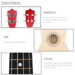 21inch Ukulele 4 Strings Colorful Mini Guitar Musical Educational Instrument Toys For Kids Adult 12 21inch Ukulele 4 Strings Colorful Mini Guitar Musical Educational Instrument Toys For Kids Adult -Sun Baby Sales Store 21inUkulele4Strings 6