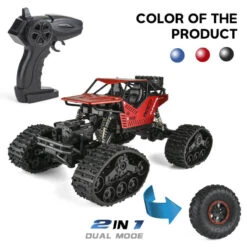 Kids 2 In 1 Off-Road Climbing Truck 4WD All Terrains RC Monster Trucks Crawler 2.4GHz Electric Toys -Sun Baby Sales Store 2in1 Off Road Climbing Truck 13