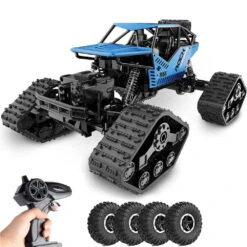 Kids 2 In 1 Off-Road Climbing Truck 4WD All Terrains RC Monster Trucks Crawler 2.4GHz Electric Toys -Sun Baby Sales Store 2in1 Off Road Climbing Truck 4