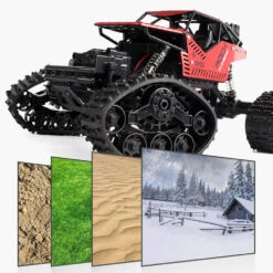 Kids 2 In 1 Off-Road Climbing Truck 4WD All Terrains RC Monster Trucks Crawler 2.4GHz Electric Toys -Sun Baby Sales Store 2in1 Off Road Climbing Truck 8