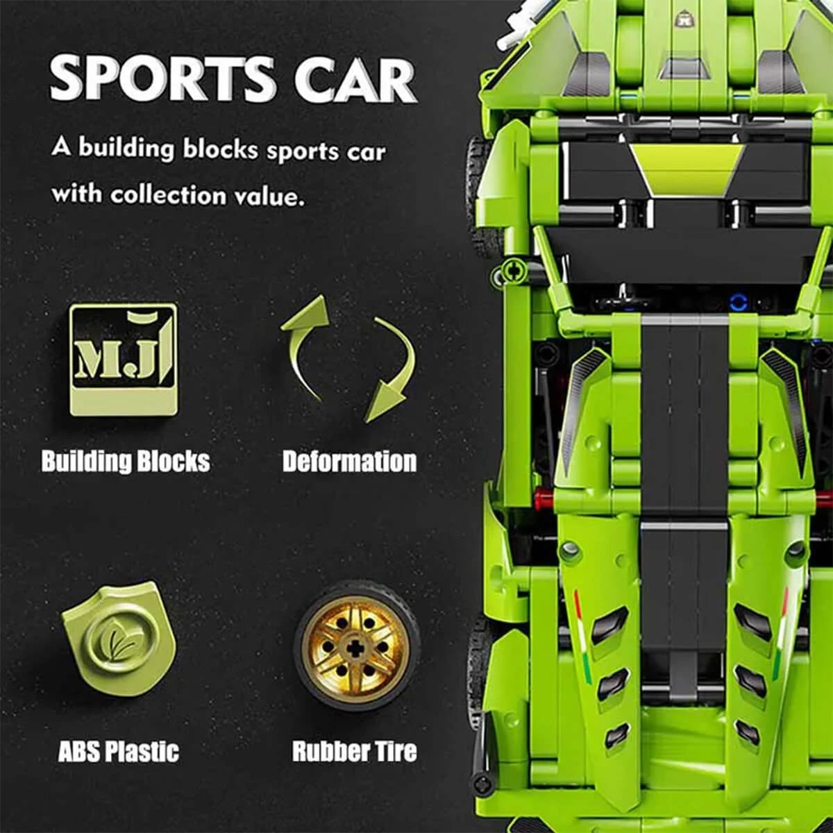 2 In 1 Rambo Transformation Robot Car Building Blocks DIY Kit Car Model Building Kit 2 2 In 1 Rambo Transformation Robot Car Building Blocks DIY Kit Car Model Building Kit - Image 2