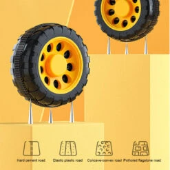 3-in-1 Kids Ride On Excavator Outdoor Indoor Ride-On Car With Front Loader Digger & Light Music -Sun Baby Sales Store 3 in 1 Kids Ride On Excavator 8