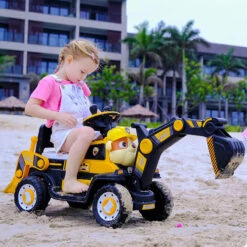 3-in-1 Toddler Excavator Cute Push Car Battery Powered Riding Car With Music And Light 16 3-in-1 Toddler Excavator Cute Push Car Battery Powered Riding Car With Music And Light -Sun Baby Sales Store 3 in 1 Toddler Excavator 12