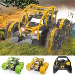 4WD Amphibious RC Off-Road 360° Flip And Spin Anti-Collision Stunt Dump Truck Racing Car 13 4WD Amphibious RC Off-Road 360° Flip And Spin Anti-Collision Stunt Dump Truck Racing Car -Sun Baby Sales Store 360DegreeSpinsOffRoadWaterproofRacingCar 10