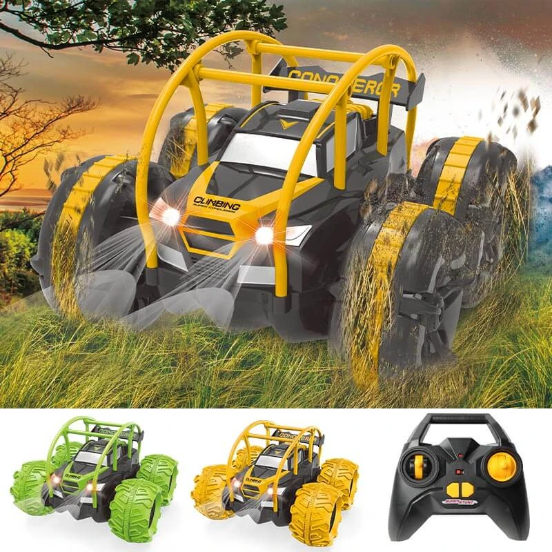 4WD Amphibious RC Off-Road 360° Flip And Spin Anti-Collision Stunt Dump Truck Racing Car 3 4WD Amphibious RC Off-Road 360° Flip And Spin Anti-Collision Stunt Dump Truck Racing Car - Image 3