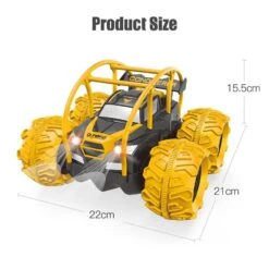 4WD Amphibious RC Off-Road 360° Flip And Spin Anti-Collision Stunt Dump Truck Racing Car 21 4WD Amphibious RC Off-Road 360° Flip And Spin Anti-Collision Stunt Dump Truck Racing Car -Sun Baby Sales Store 360DegreeSpinsOffRoadWaterproofRacingCar 11