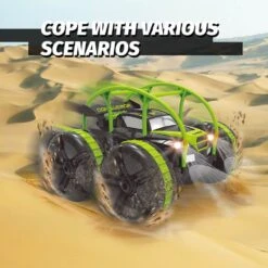 4WD Amphibious RC Off-Road 360° Flip And Spin Anti-Collision Stunt Dump Truck Racing Car 15 4WD Amphibious RC Off-Road 360° Flip And Spin Anti-Collision Stunt Dump Truck Racing Car -Sun Baby Sales Store 360DegreeSpinsOffRoadWaterproofRacingCar 3