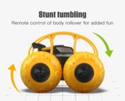 4WD Amphibious RC Off-Road 360° Flip And Spin Anti-Collision Stunt Dump Truck Racing Car 18 4WD Amphibious RC Off-Road 360° Flip And Spin Anti-Collision Stunt Dump Truck Racing Car -Sun Baby Sales Store 360DegreeSpinsOffRoadWaterproofRacingCar 7