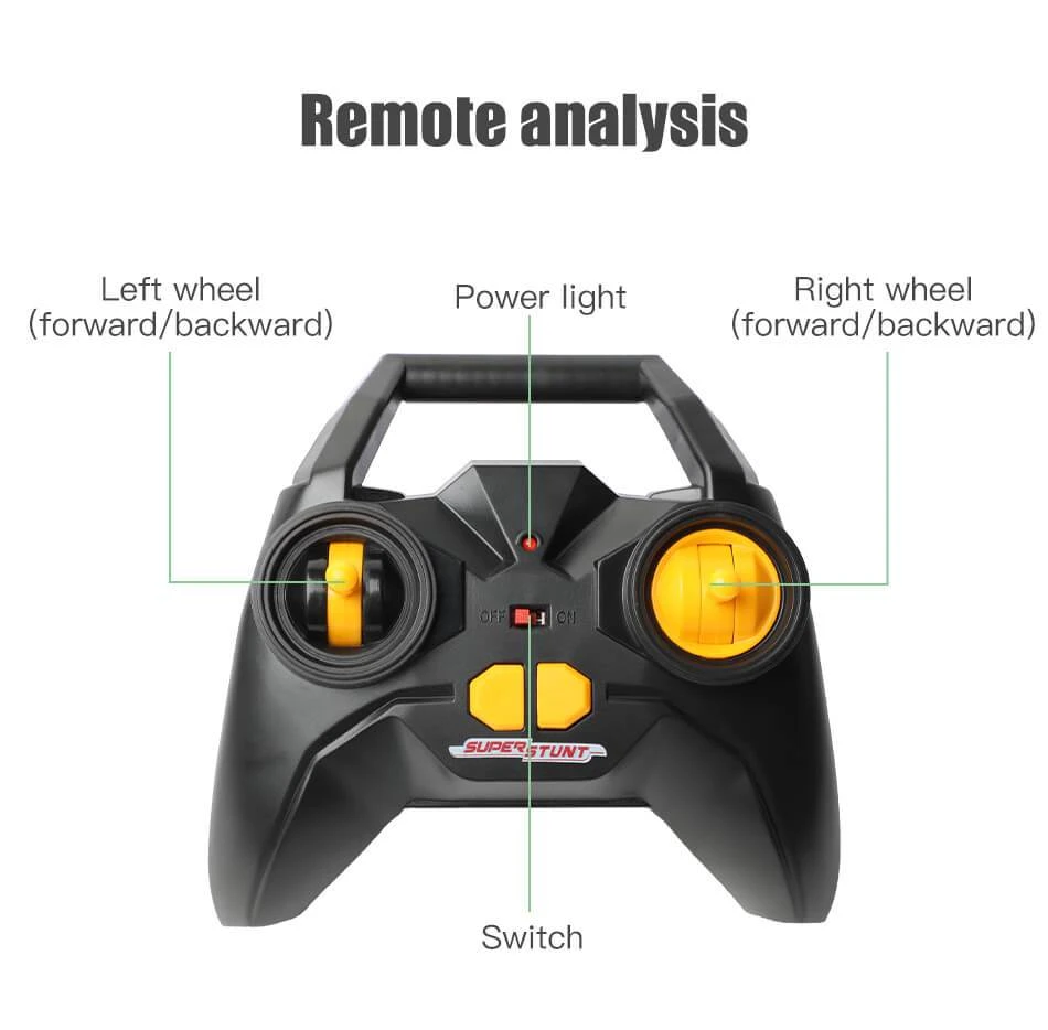 4WD Amphibious RC Off-Road 360° Flip And Spin Anti-Collision Stunt Dump Truck Racing Car 9 4WD Amphibious RC Off-Road 360° Flip And Spin Anti-Collision Stunt Dump Truck Racing Car - Image 9