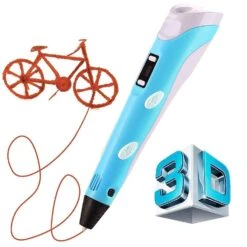 Kids 3D Print Pen Magic Doodle 3d Pen With Free 10 Meters PLA Filament 12 Kids 3D Print Pen Magic Doodle 3d Pen With Free 10 Meters PLA Filament -Sun Baby Sales Store 3D Drawing Pen 2
