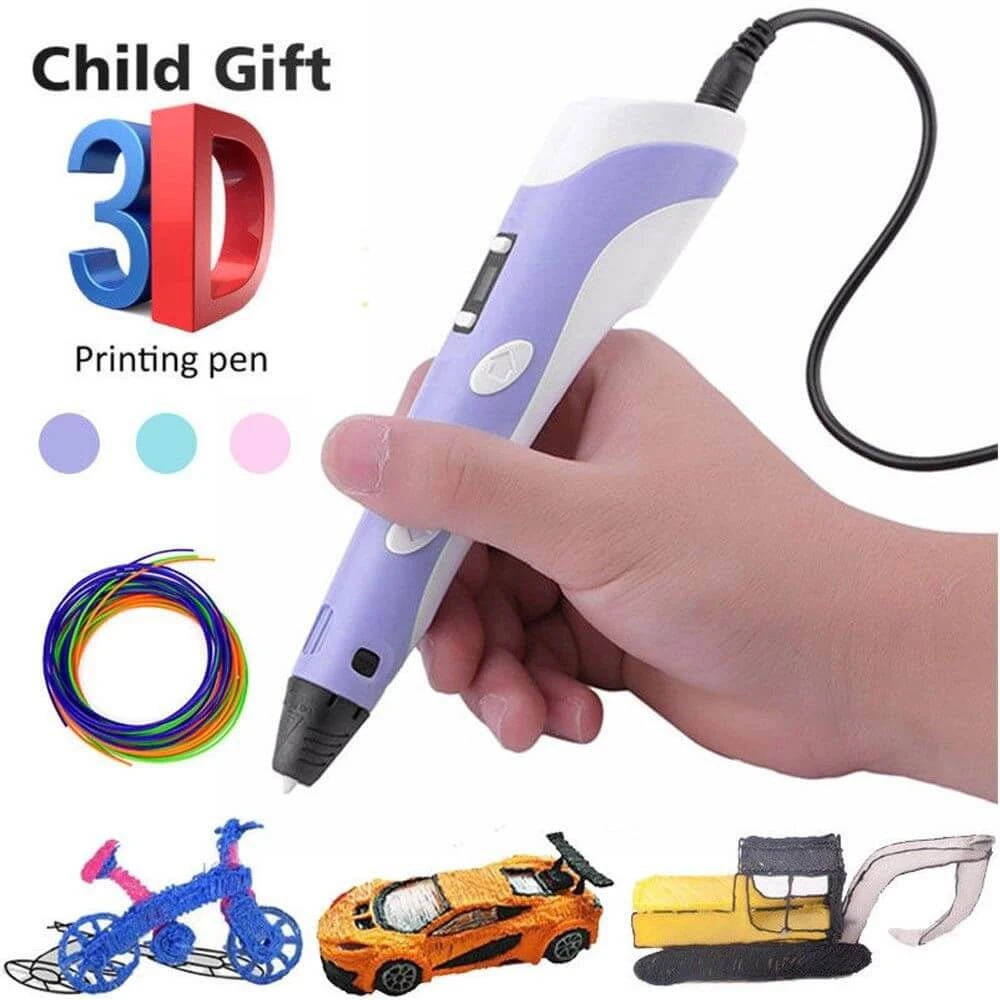 Kids 3D Print Pen Magic Doodle 3d Pen With Free 10 Meters PLA Filament 1 Kids 3D Print Pen Magic Doodle 3d Pen With Free 10 Meters PLA Filament
