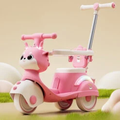 Toddler 3 IN 1 Ride On Car Cartoon Push Car 360° Safe Protection Ride On Toy 19 Toddler 3 IN 1 Ride On Car Cartoon Push Car 360° Safe Protection Ride On Toy -Sun Baby Sales Store 3 in 1 Ride on Push Car Stroller Sliding Walking Car 2