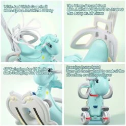 4-in-1 Baby Rocking Horse Cute Unicorn Toddler Ride Toy Detachable Push Handle Sliding Car For Boys Girls 15 4-in-1 Baby Rocking Horse Cute Unicorn Toddler Ride Toy Detachable Push Handle Sliding Car For Boys Girls -Sun Baby Sales Store 4 in 1 Baby Rocking Horse 10