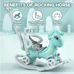 4-in-1 Baby Rocking Horse Cute Unicorn Toddler Ride Toy Detachable Push Handle Sliding Car For Boys Girls 16 4-in-1 Baby Rocking Horse Cute Unicorn Toddler Ride Toy Detachable Push Handle Sliding Car For Boys Girls -Sun Baby Sales Store 4 in 1 Baby Rocking Horse 8