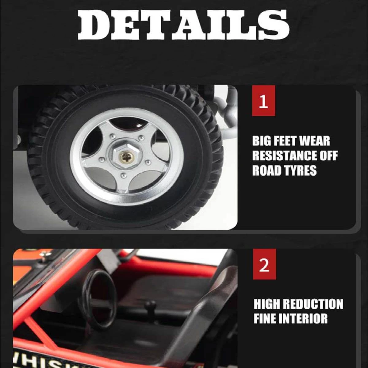 1/16 Simulation RC Car 4WD High Speed Off-Road Vehicle Special Assault Vehicles 10 1/16 Simulation RC Car 4WD High Speed Off-Road Vehicle Special Assault Vehicles - Image 10