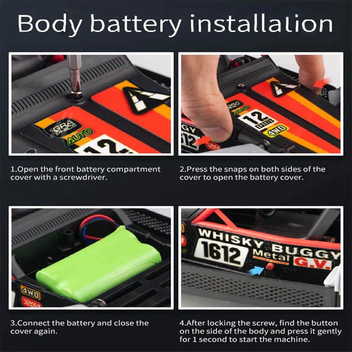 1/16 Simulation RC Car 4WD High Speed Off-Road Vehicle Special Assault Vehicles 11 1/16 Simulation RC Car 4WD High Speed Off-Road Vehicle Special Assault Vehicles - Image 11