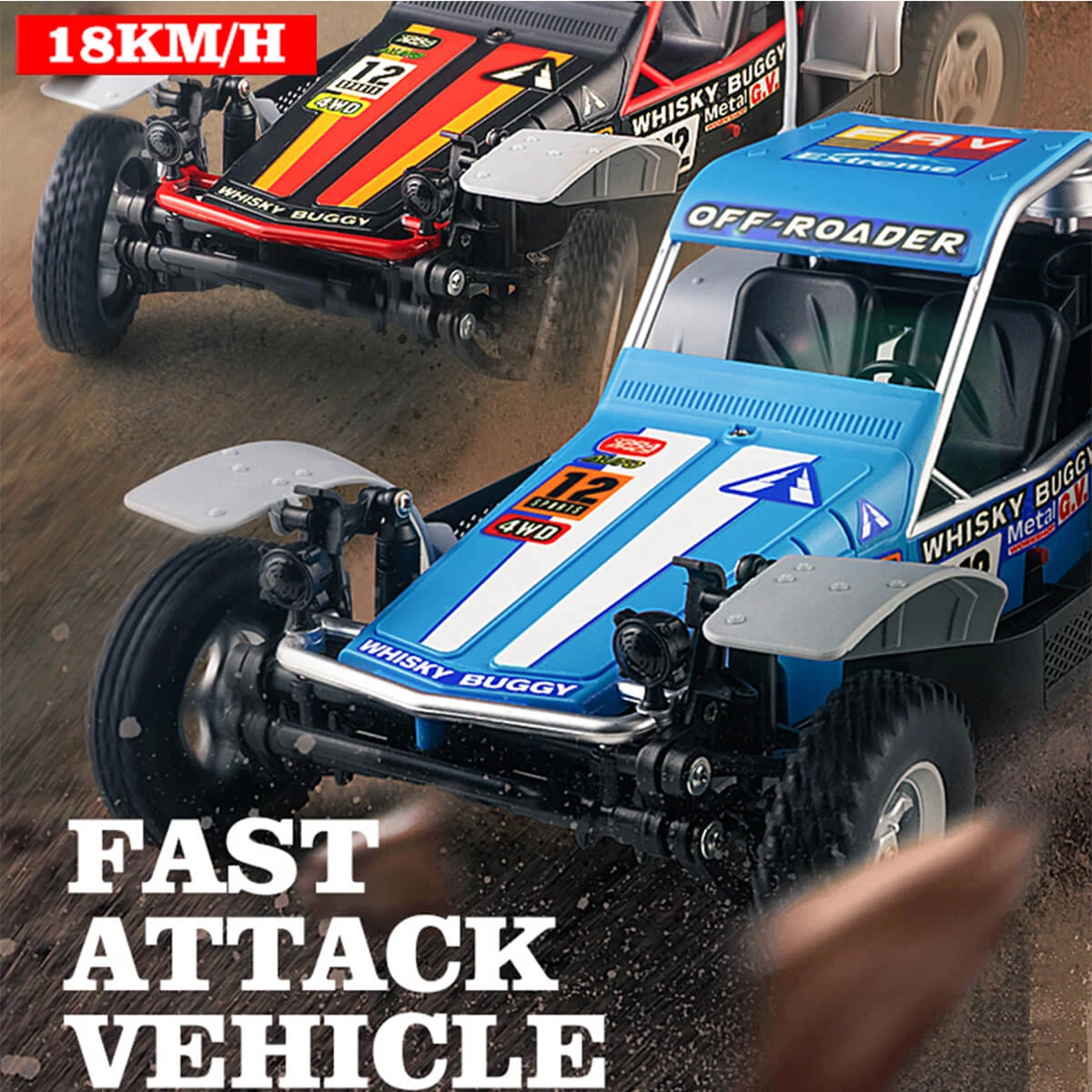 1/16 Simulation RC Car 4WD High Speed Off-Road Vehicle Special Assault Vehicles 7 1/16 Simulation RC Car 4WD High Speed Off-Road Vehicle Special Assault Vehicles - Image 7